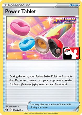 Image of Power Tablet 236/264  - Holofoil Prize Pack Series Cards - Uncommon