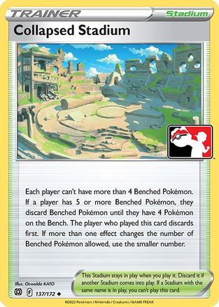 Image of Collapsed Stadium 137/172  Prize Pack Series Cards - Uncommon