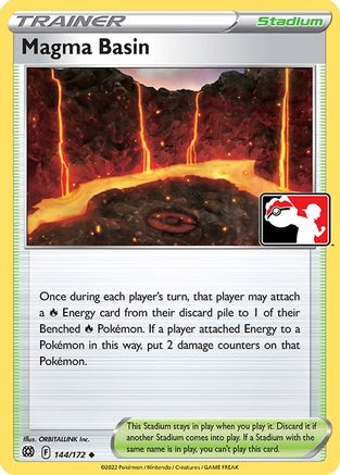 Image of Magma Basin 144/172  - Holofoil Prize Pack Series Cards - Uncommon