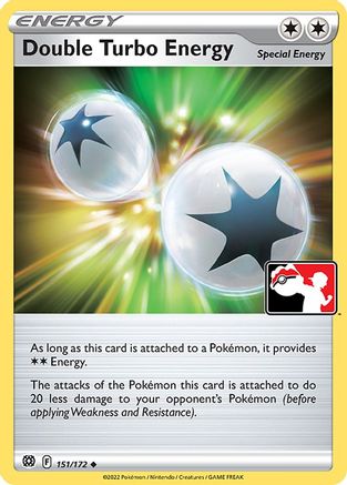 Image of Double Turbo Energy 151/172  - Holofoil Prize Pack Series Cards - Uncommon