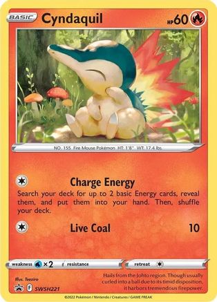 Image of Cyndaquil SWSH221  - Holofoil SWSH Sword & Shield Promo Cards - Promo