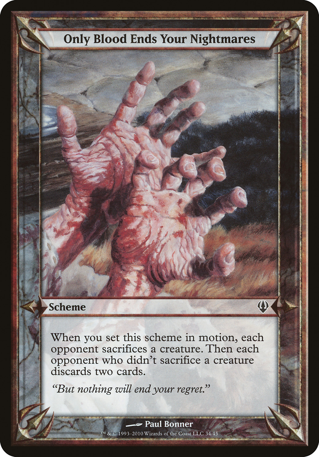 Image of Only Blood Ends Your Nightmares (Archenemy) (OVER-) - Archenemy Schemes