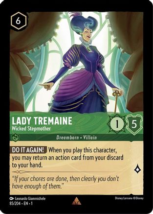 Image of Lady Tremaine - Wicked Stepmother (85/204) - The First Chapter Cold Foil