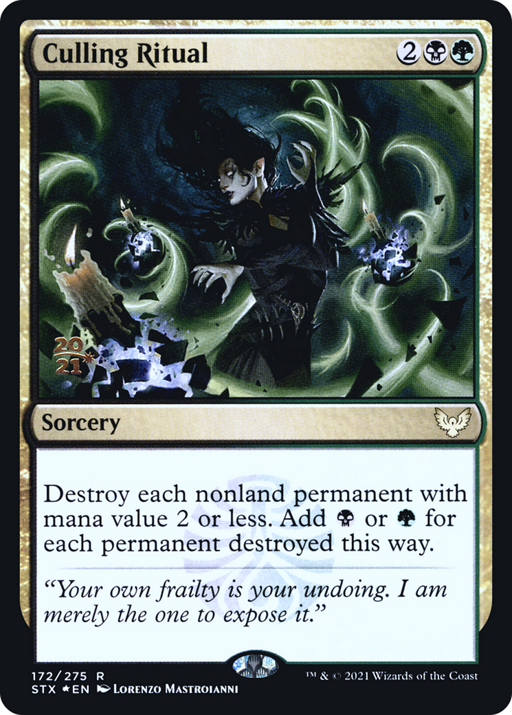 Image of Culling Ritual (PRE-172) - Strixhaven: School of Mages Promos Foil