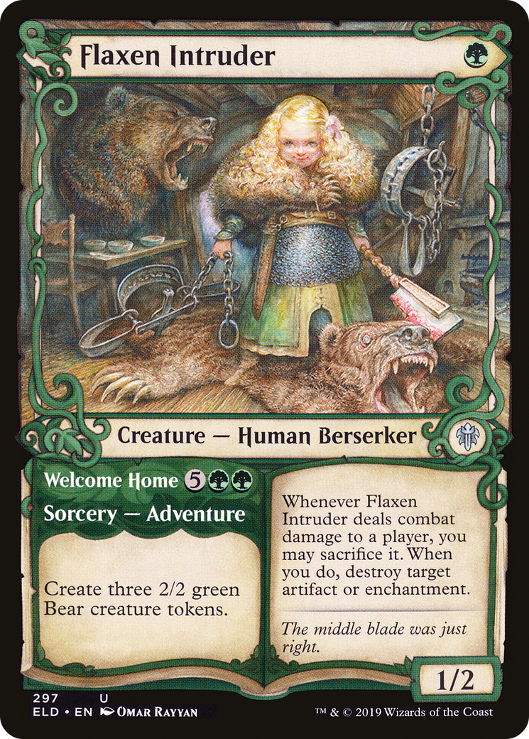 Image of Flaxen Intruder (Showcase) (ELD-297) - Throne of Eldraine: (Showcase)