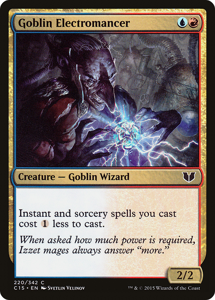 Image of Goblin Electromancer (C15-220) - Commander 2015