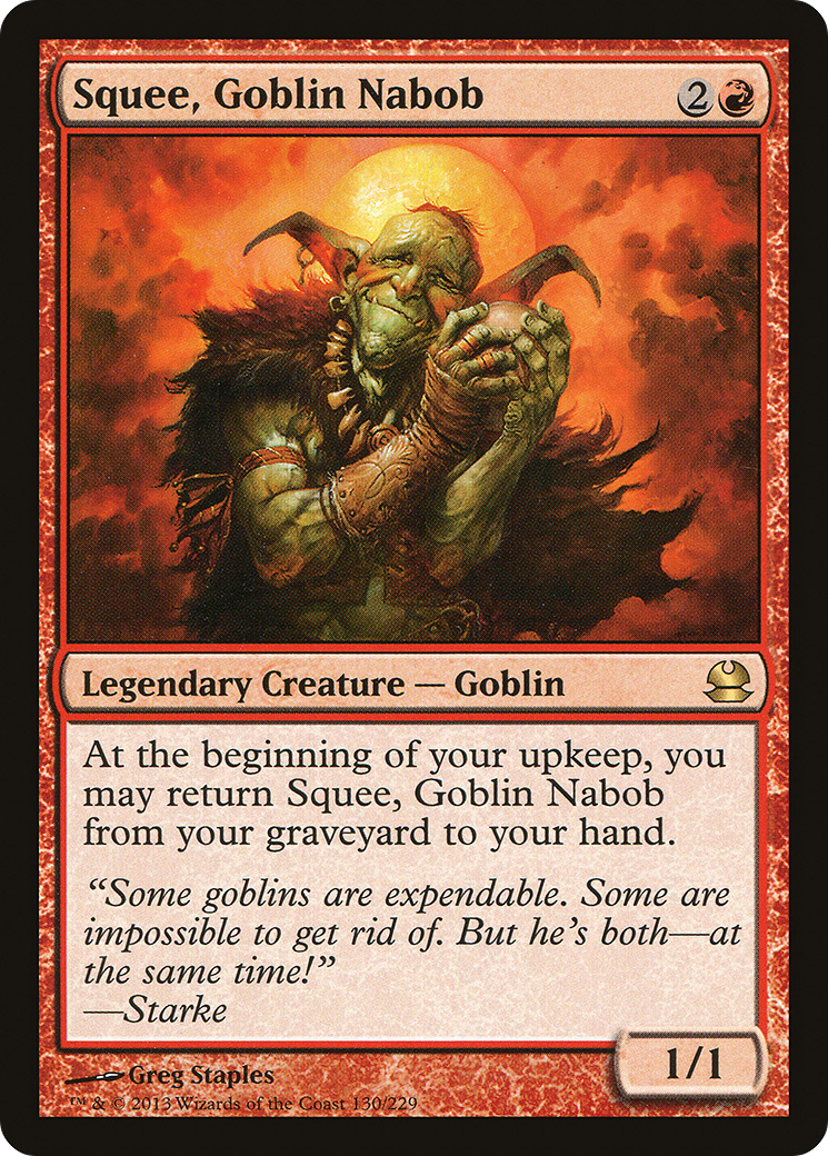 Image of Squee, Goblin Nabob (MMA-130) - Modern Masters