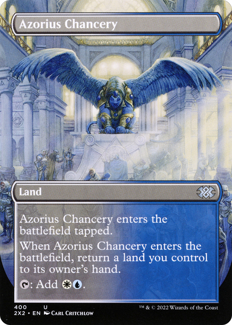 Image of Azorius Chancery (Borderless) (2X2-400) - Double Masters 2022 (Borderless)