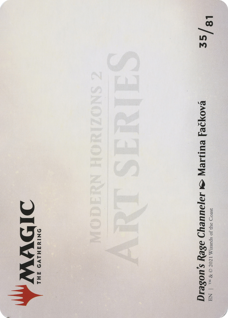 Image of Dragon's Rage Channeler // Dragon's Rage Channeler (AMH2-035) - Modern Horizons 2 Art Series (Borderless) Foil