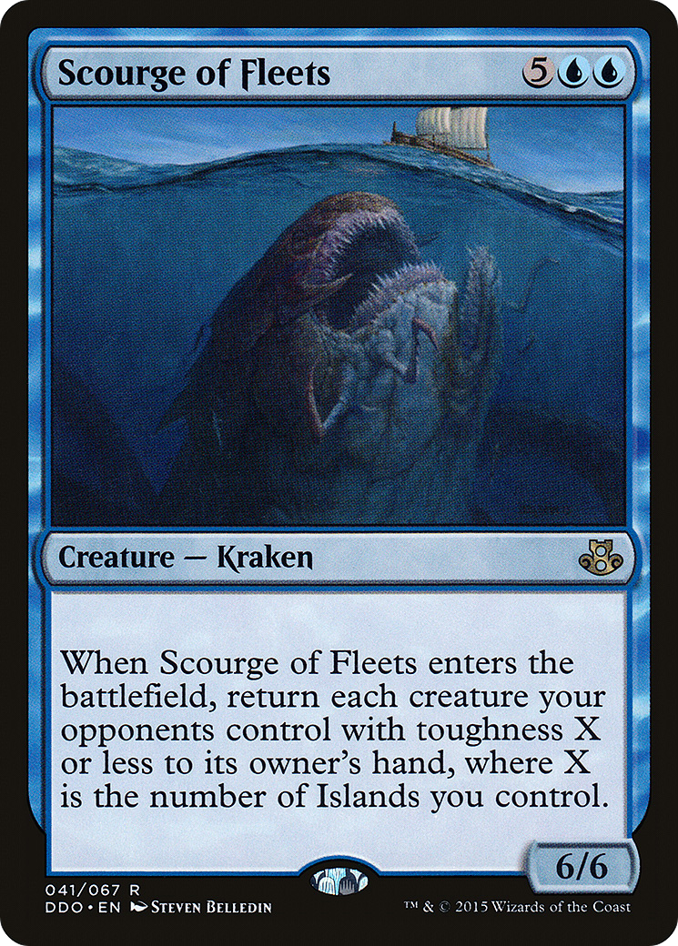 Image of Scourge of Fleets (DDO-041) - Duel Decks: Elspeth vs. Kiora