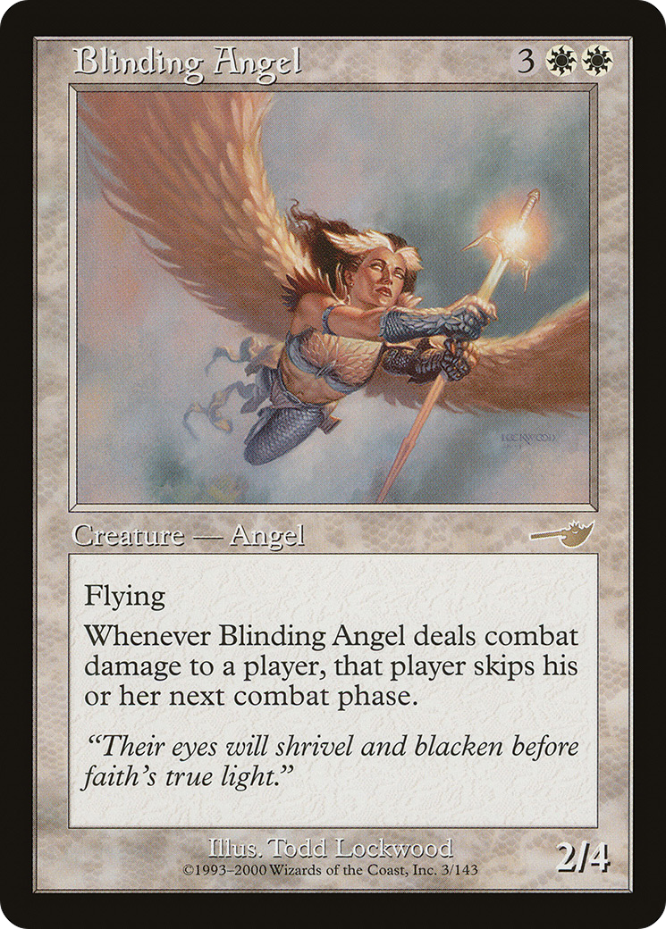 Image of Blinding Angel (NMS-003) - Nemesis Foil