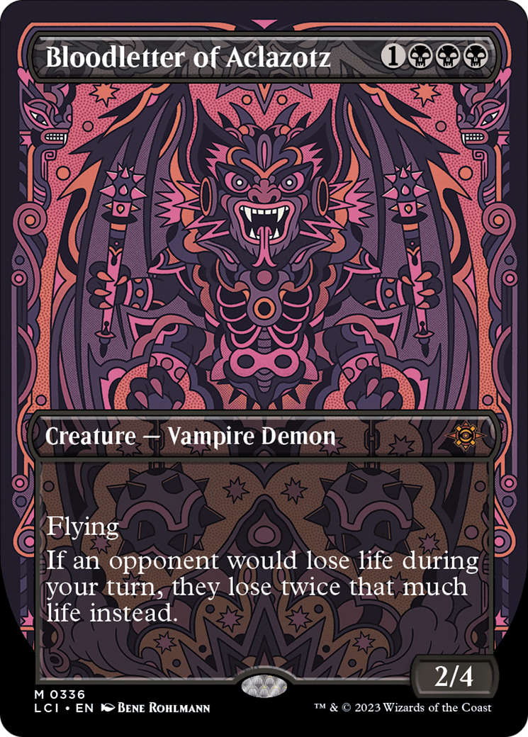 Image of Bloodletter of Aclazotz (Borderless) (LCI-336) - The Lost Caverns of Ixalan (Borderless)