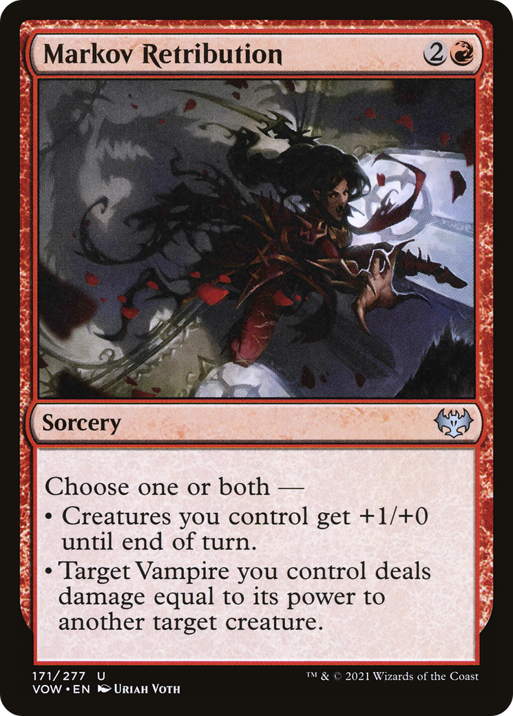 Image of Markov Retribution (VOW-171) - Innistrad: Crimson Vow Foil
