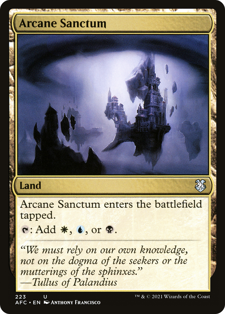Image of Arcane Sanctum (AFC-223) - Forgotten Realms Commander