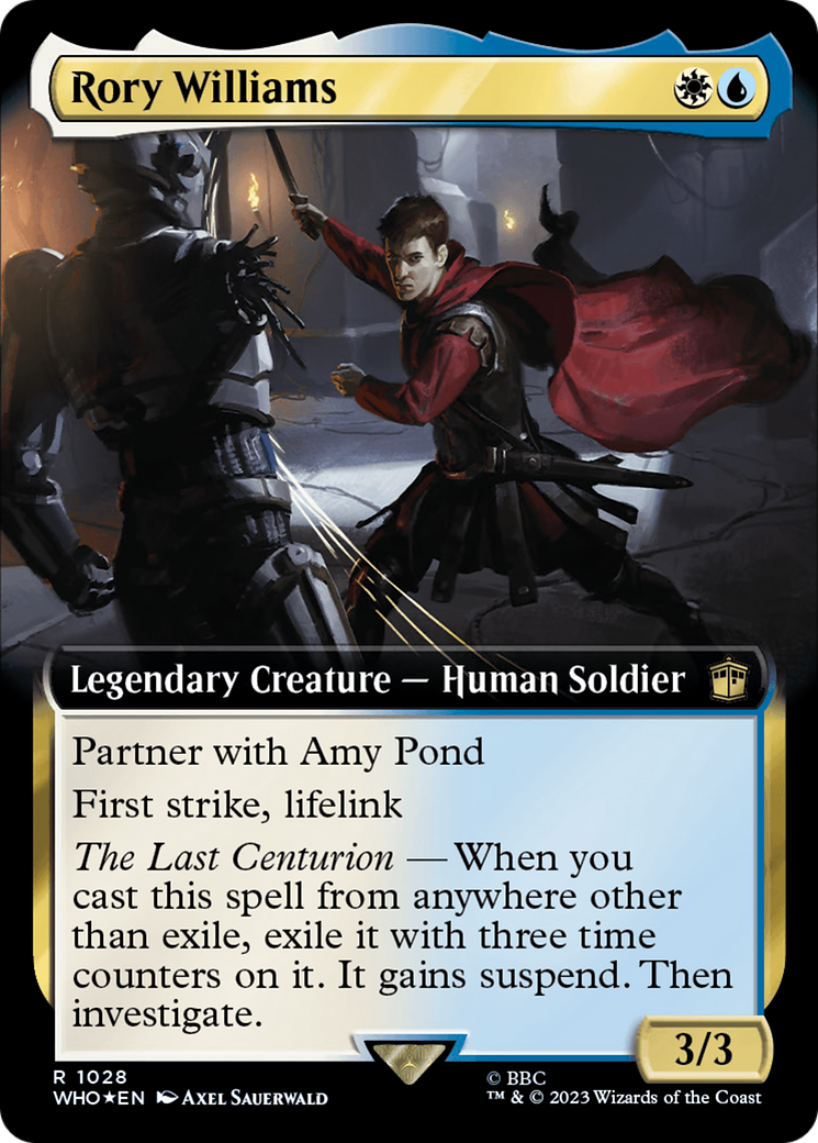 Image of Rory Williams (Extended Art) (Surge Foil) (WHO-1028) - Doctor Who: (Extended Art) Foil