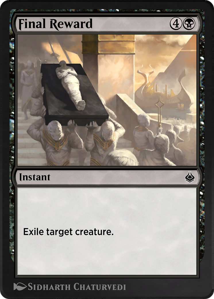 Image of Final Reward (AKR-106) - Amonkhet Remastered
