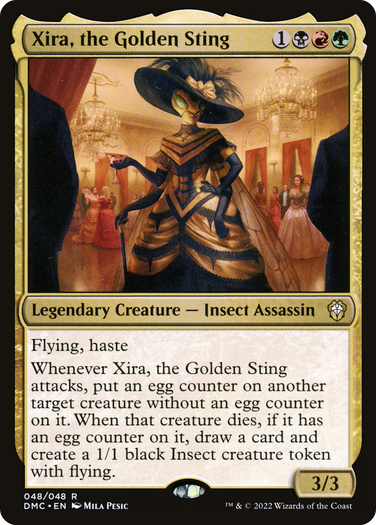 Image of Xira, the Golden Sting (DMC-048) - Dominaria United Commander