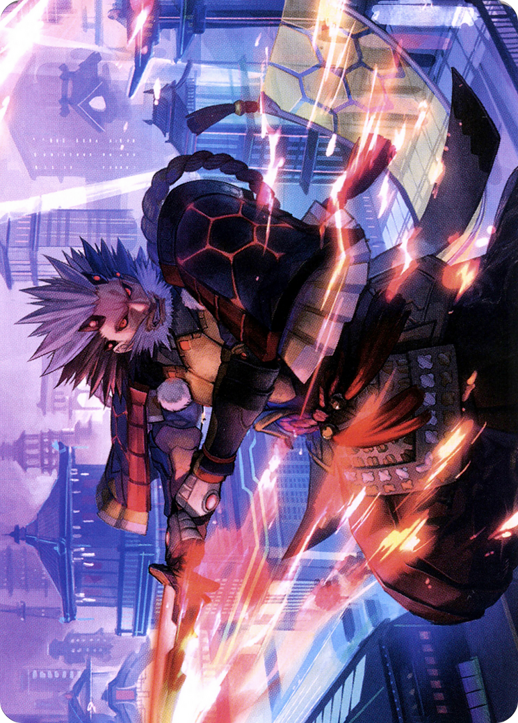 Image of Isshin, Two Heavens as One // Isshin, Two Heavens as One (ANEO-069) - Neon Dynasty Art Series (Borderless) Foil