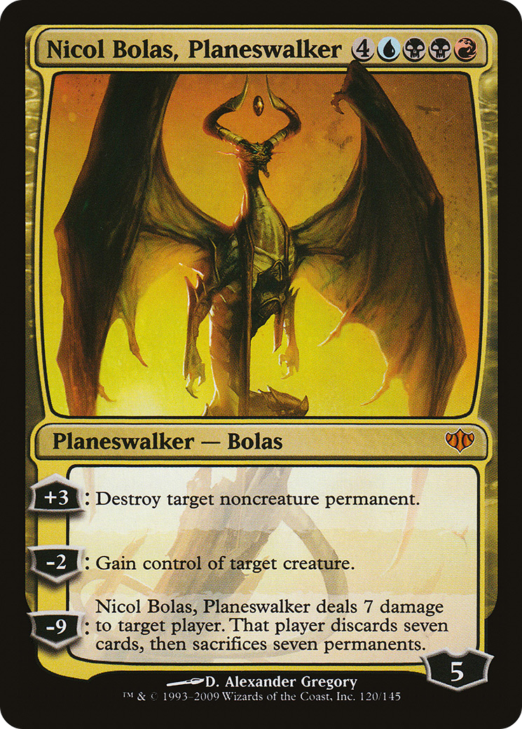 Image of Nicol Bolas, Planeswalker (CON-120) - Conflux