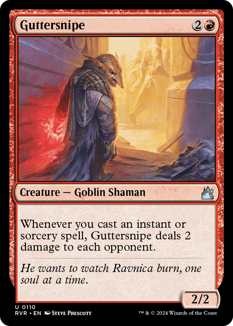 Image of Guttersnipe (RVR-110) - Ravnica Remastered Foil