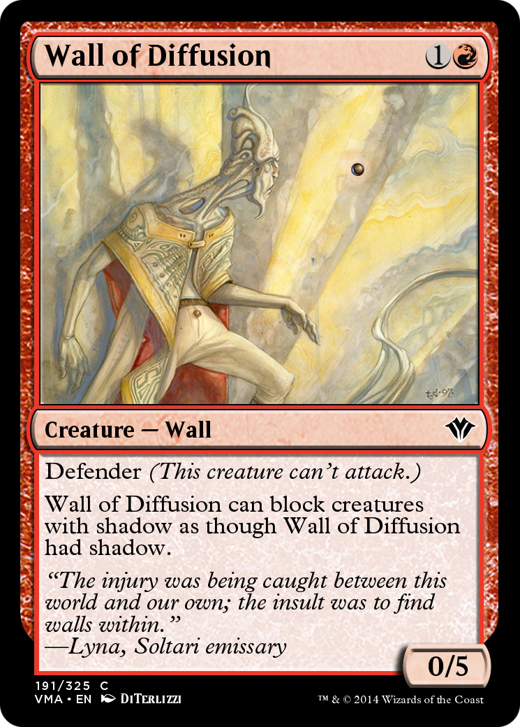 Image of Wall of Diffusion (VMA-191) - Vintage Masters Foil