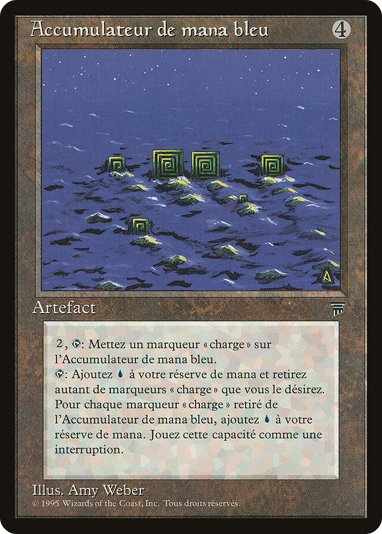 Image of Blue Mana Battery (French) - 