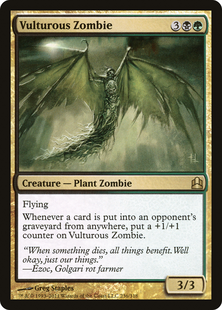 Image of Vulturous Zombie (CMD-236) - Commander 2011