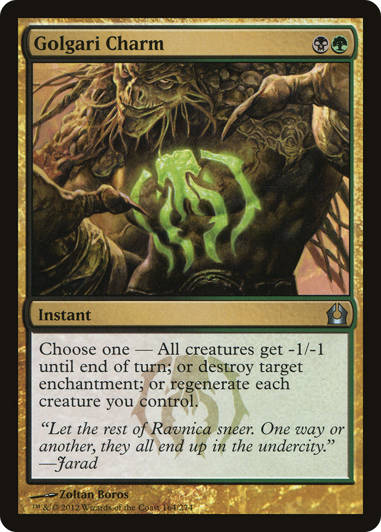 Image of Golgari Charm (RTR-164) - Return to Ravnica Foil