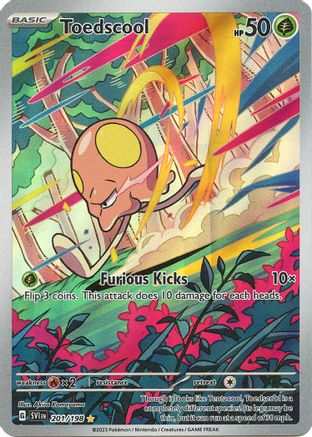 Image of Toedscool 201/198  - Holofoil SV01 Scarlet & Violet Base Set - Illustration Rare
