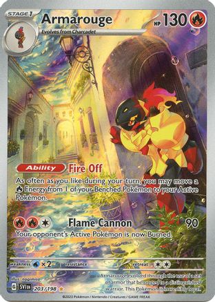 Image of Armarouge 203/198  - Holofoil SV01 Scarlet & Violet Base Set - Illustration Rare
