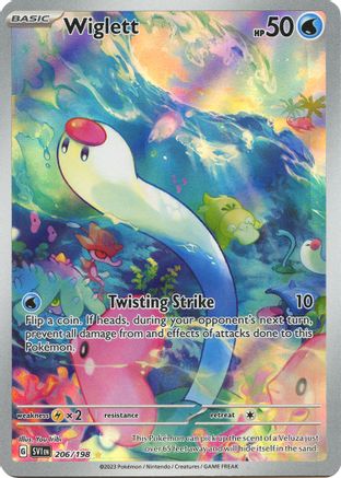 Image of Wiglett 206/198  - Holofoil SV01 Scarlet & Violet Base Set - Illustration Rare