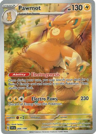 Image of Pawmot 209/198  - Holofoil SV01 Scarlet & Violet Base Set - Illustration Rare