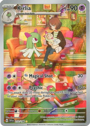 Image of Kirlia 212/198  - Holofoil SV01 Scarlet & Violet Base Set - Illustration Rare