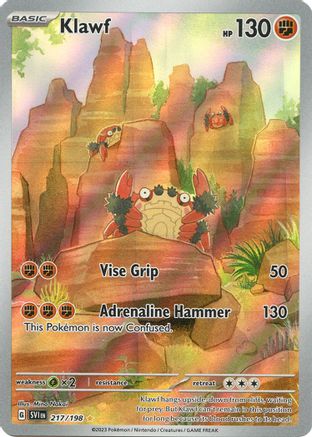 Image of Klawf 217/198  - Holofoil SV01 Scarlet & Violet Base Set - Illustration Rare