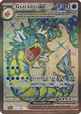Image of Gyarados ex 225/198  - Holofoil SV01 Scarlet & Violet Base Set - Ultra Rare