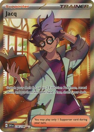 Image of Jacq 236/198  - Holofoil SV01 Scarlet & Violet Base Set - Ultra Rare