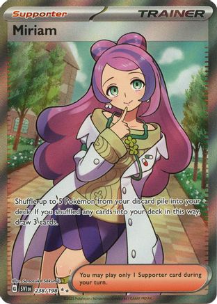 Image of Miriam 238/198  - Holofoil SV01 Scarlet & Violet Base Set - Ultra Rare
