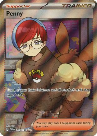 Image of Penny 239/198  - Holofoil SV01 Scarlet & Violet Base Set - Ultra Rare