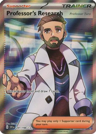 Image of Professor's Research 241/198  - Holofoil SV01 Scarlet & Violet Base Set - Ultra Rare