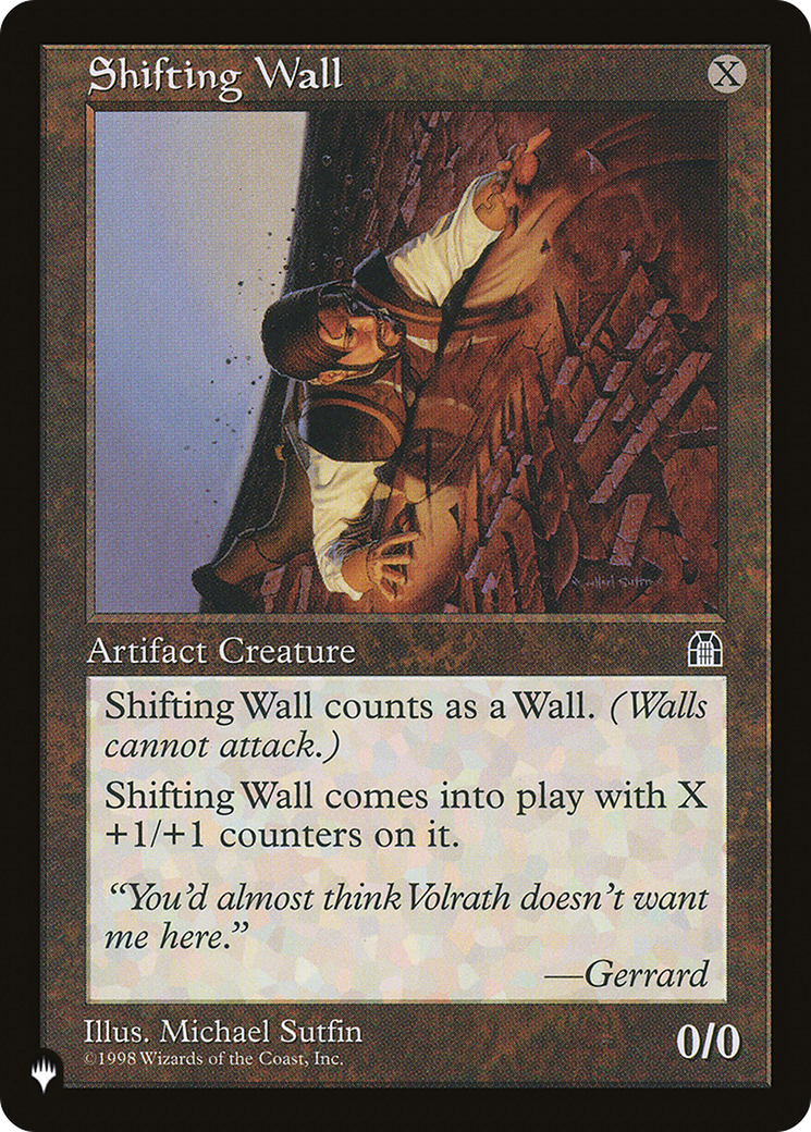Image of Shifting Wall (LIST-STH-140) - The List