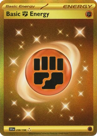 Image of Basic Fighting Energy 258/198  - Holofoil SV01 Scarlet & Violet Base Set - Hyper Rare