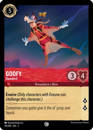 Image of Goofy - Daredevil (111/204) - The First Chapter Cold Foil