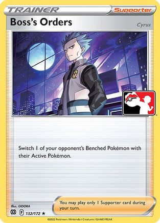 Image of Boss's Orders 132/172  Prize Pack Series Cards - Promo