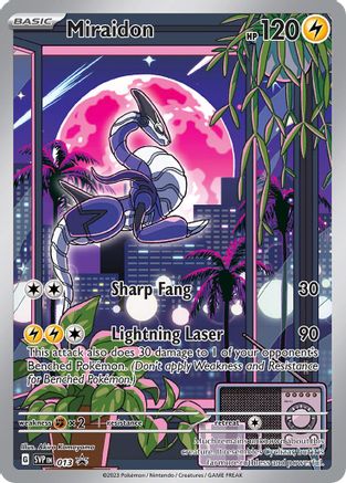Image of Miraidon 013  - Holofoil SV Scarlet & Violet Promo Cards - Promo