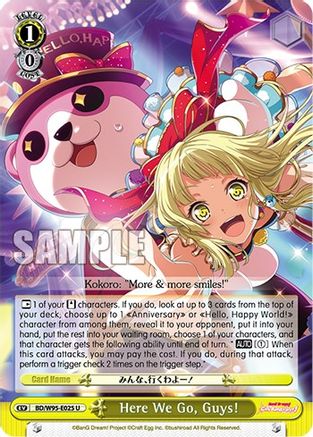 Image of Here We Go, Guys! (BD/W95-E025 U) - BanG Dream! Girls Band Party! 5th Anniversary