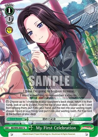 Image of My First Celebration (BD/W95-E057 U) - BanG Dream! Girls Band Party! 5th Anniversary