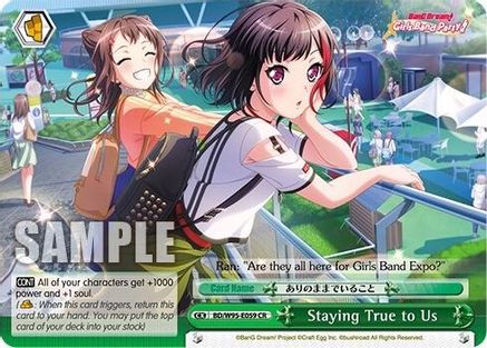 Image of Staying True to Us (BD/W95-E059 CR) - BanG Dream! Girls Band Party! 5th Anniversary