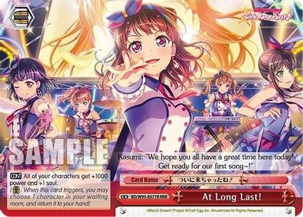 Image of At Long Last! (RRR) (BD/W95-E077R RRR) - BanG Dream! Girls Band Party! 5th Anniversary