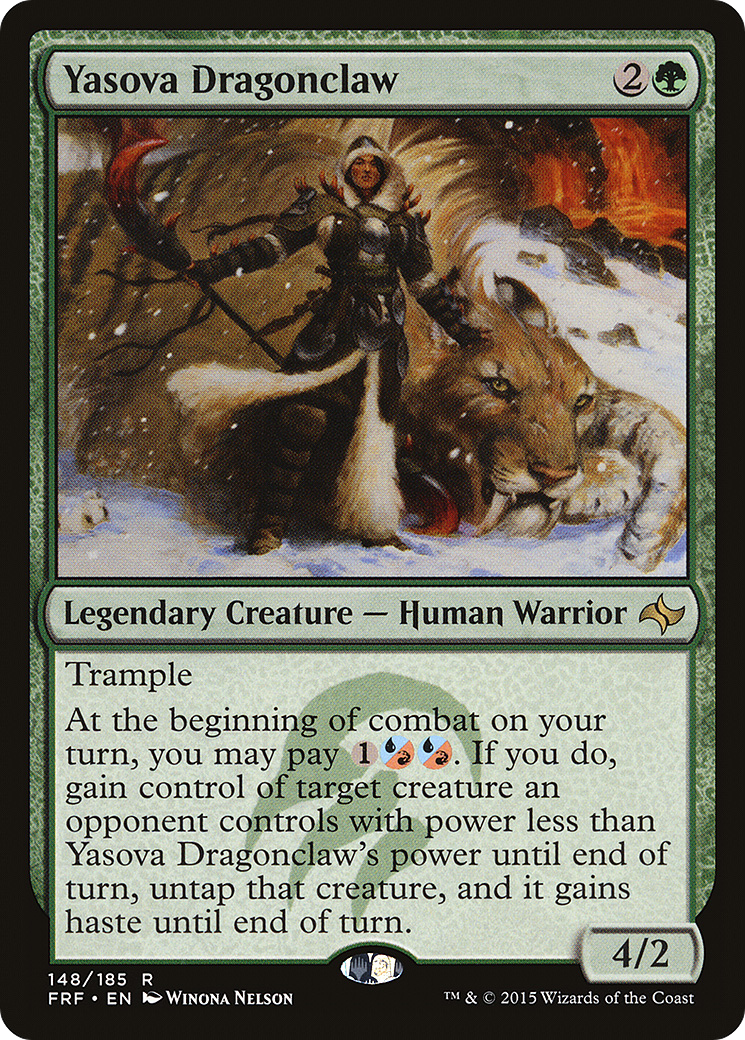 Image of Yasova Dragonclaw (FRF-148) - Fate Reforged Foil