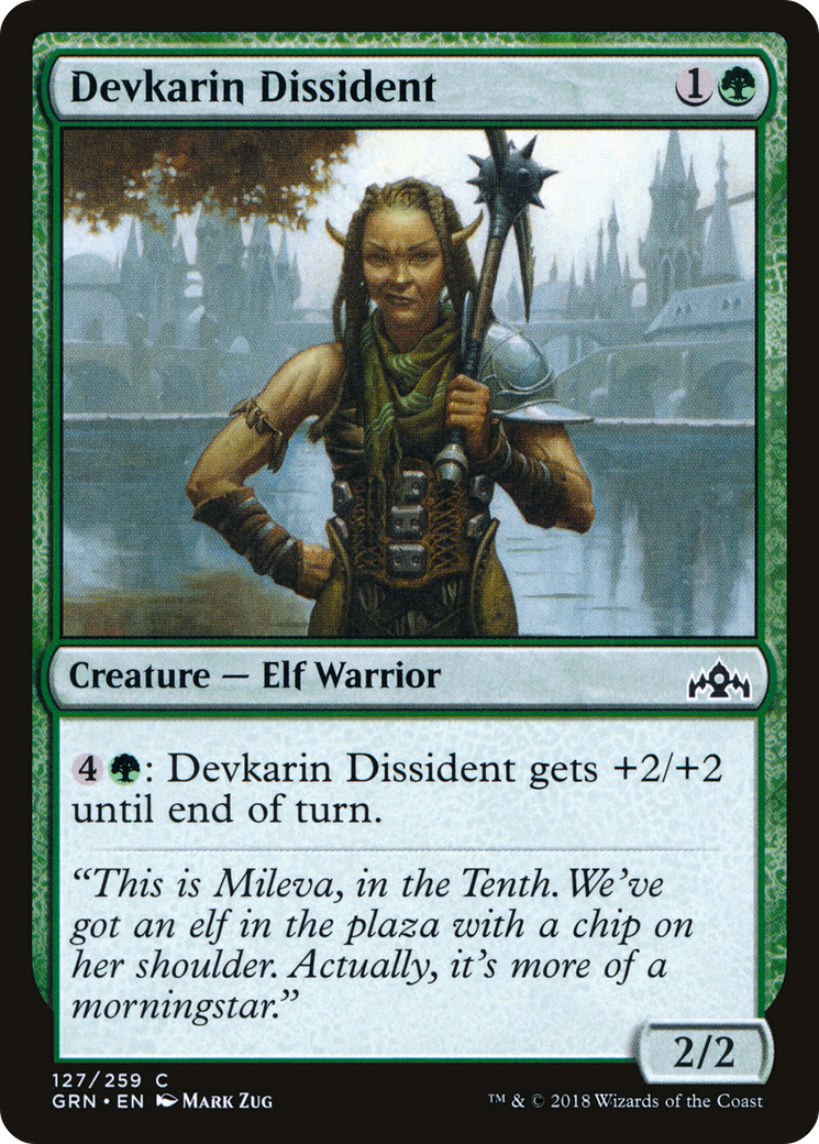 Image of Devkarin Dissident (GRN-127) - Guilds of Ravnica